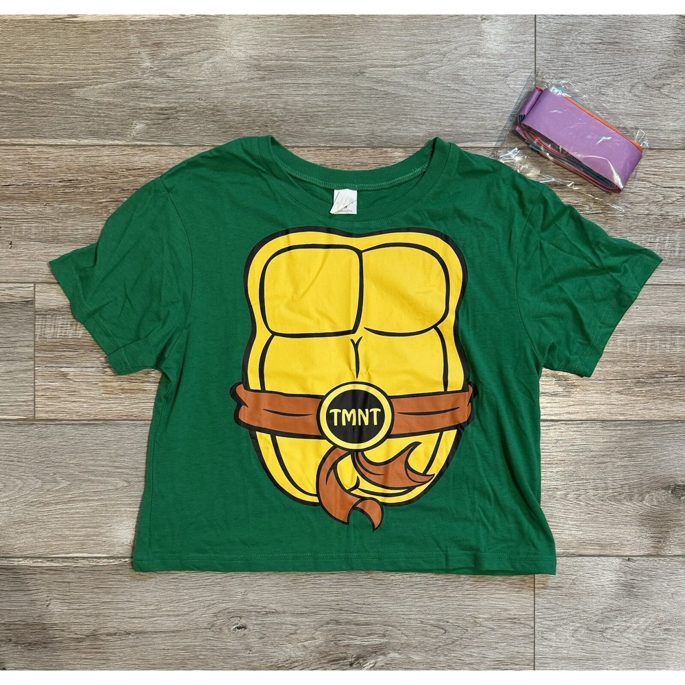 Teenage Mutant Ninja Turtles TMNT Costume‎ T-Shirt Kit Adult M 8-10 Nickelodeon - Picture 5 of 8